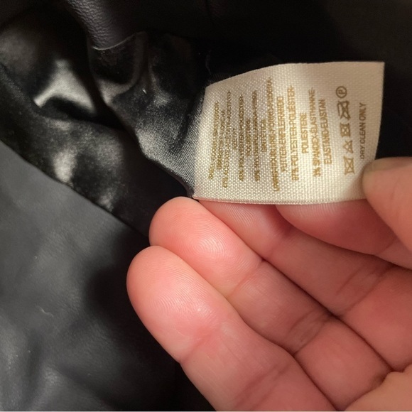 Free People Faux Fur & Vegan Leather Zippered Moto Jacket - Picture 8 of 11